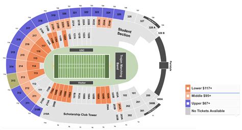 Stanford Football Stadium Virtual Seating Chart | Elcho Table