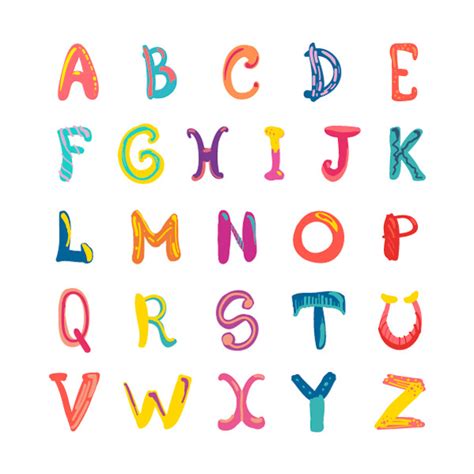 Hand-drawn cute funky alphabet ~ Symbol Fonts ~ Creative Market