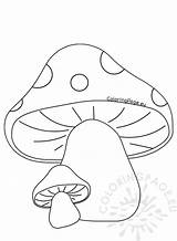 Mushrooms coloring page For Children  Coloring Page sketch template