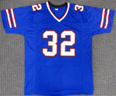 Buffalo Bills O.J. OJ Simpson Autographed Signed Blue Jersey JSA