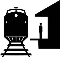 Train Station, Silhouette | ClipArt ETC