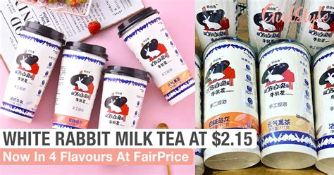 White Rabbit Milk Tea Now At FairPrice Singapore, Only $2.15 | GirlStyle Singapore