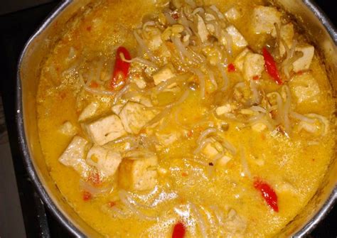 Resep Sayur Toge Tahu Kuah Santan oleh aghni_ - Cookpad