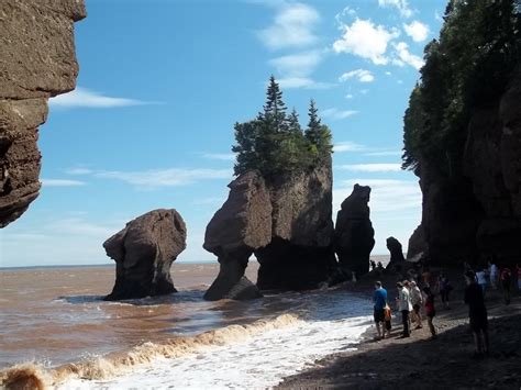 hopewell rocks New Brunswick Minecraft Project