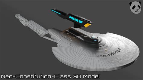 Star Trek: Picard Neo Constitution-Class Starship Digital 3D Model