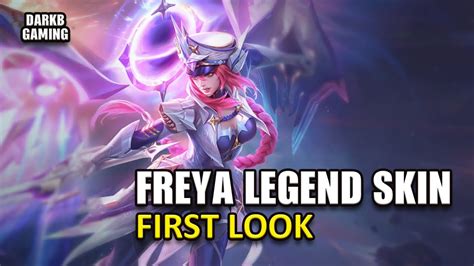 Freya Legend Skin First Look | Mobile Legends - YouTube