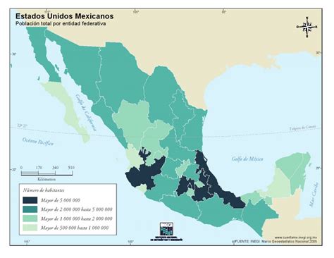 Mapa de México - Turismo.org