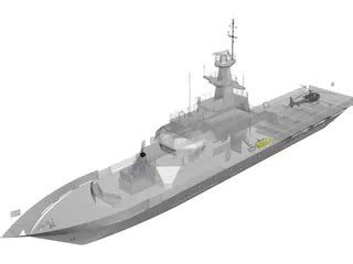 HMS Clyde CAD Model (P257) - 3DCADBrowser