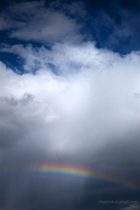 Un arcoiris en el cielo