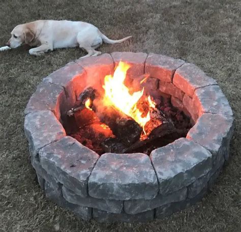 Build Homemade Backyard Bonfire Fire Pit DIY Project - The Homestead ...