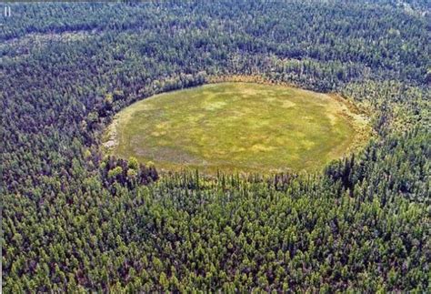 Tunguska Ground Zero Area. Meteor area.