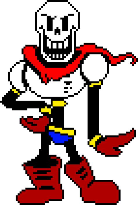 Undertale Papyrus - Undertale Papyrus Colored Sprite (810x1090), Png ...