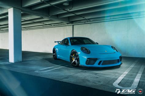 Baby Blue Porsche 911 Gets Tasteful Upgrades — CARiD.com Gallery