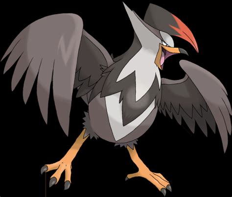 Pokemon 398 Staraptor Pokedex: Evolution, Moves, Location, Stats