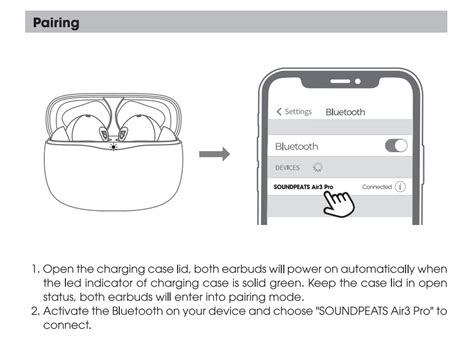 SoundPEATS Air 3 Pro Manual | Step-by-step Guide