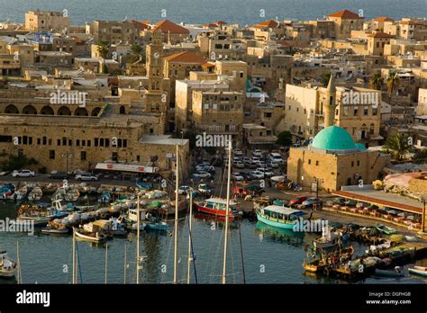 An aerial photo of Acre old city Stock Photo - Alamy