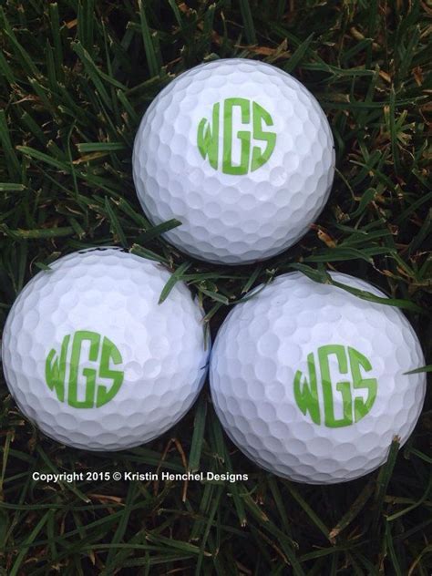 Monogrammed/Personalized Golf Balls set of 3, 6, 12 or 24 | Golf ball ...