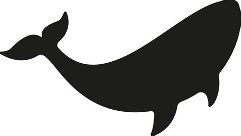 whale silhouette illustration 46902362 Vector Art at Vecteezy