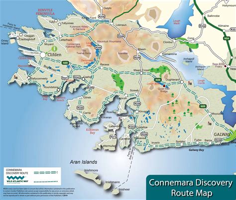 Clifden Connemara Map - Town Maps