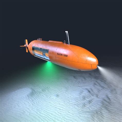 3D model game-ready Autonomous Underwater Vehicle - AUV