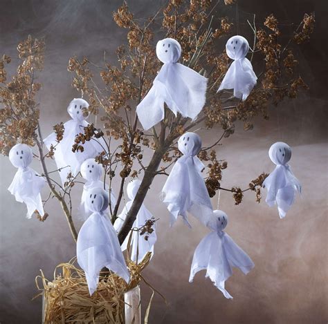 Craft Ideas | Hobbycraft | Halloween ghost decorations, Ghost decoration, Halloween hanging ghost