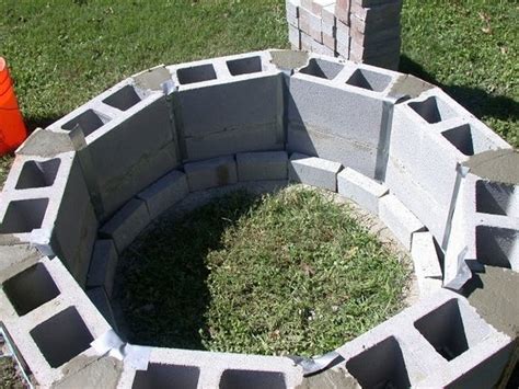 Cinder block fire pit – DIY fire pit ideas for your backyard