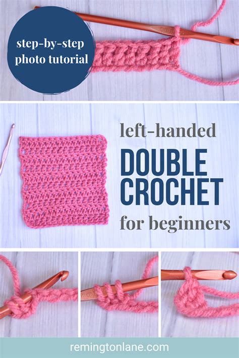 Remington Lane Crochet - Double Crochet Stitch Tutorial for Lefties - Eliminate confusion and ...