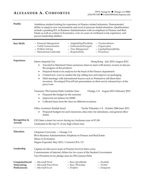 Sample Resume for a Military-to-Civilian Transition