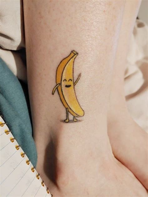 Banana tattoo | Tattoos, Tattoos for daughters, Small tattoos