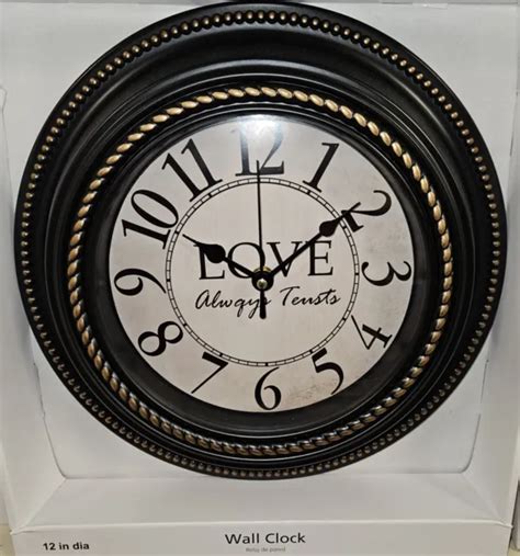 12 INCH MODERN Wall Clock Face Dial 3D Number Silent NonTicking Round Decor. $22.20 - PicClick