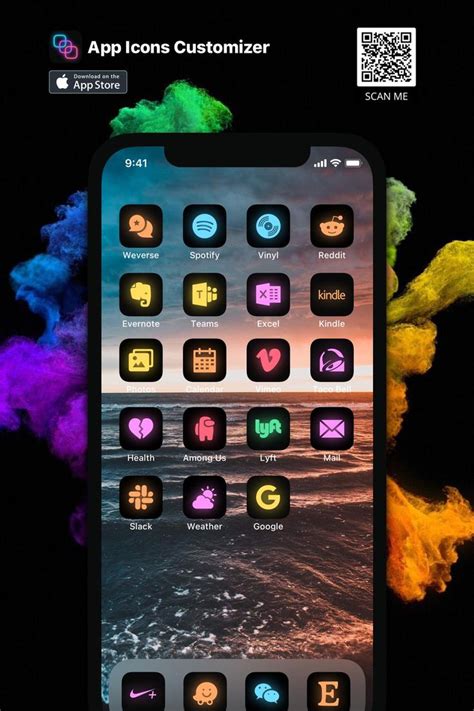 [UNIQUE] Innovative Rainbow App Icons Series for Home Screen with iOS ...