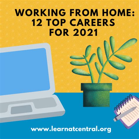 Top 12 Work-from-Home Careers for 2021 | Continuing Education