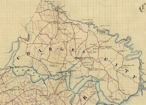 Map of Charles City County - Encyclopedia Virginia