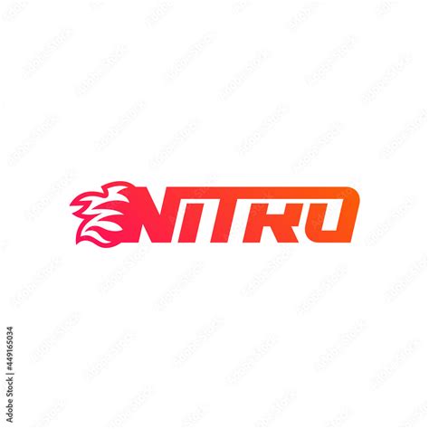 Nitro company logo design. Stock Vector | Adobe Stock