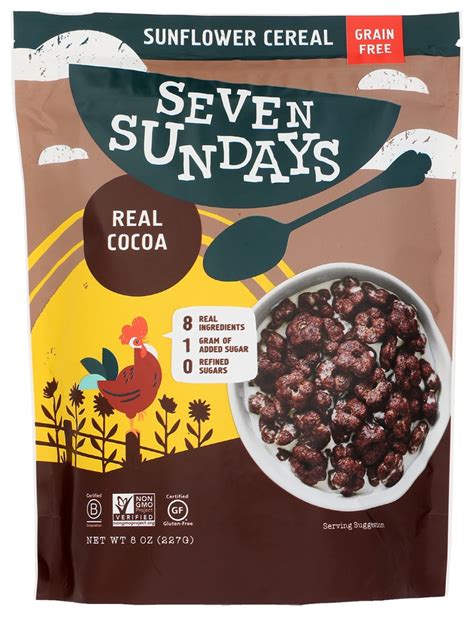 Seven Sundays Sunflower Cereal Real Cocoa -- 8 oz - Vitacost