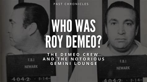 Roy DeMeo, The DeMeo Crew, and the Notorious Gemini Lounge