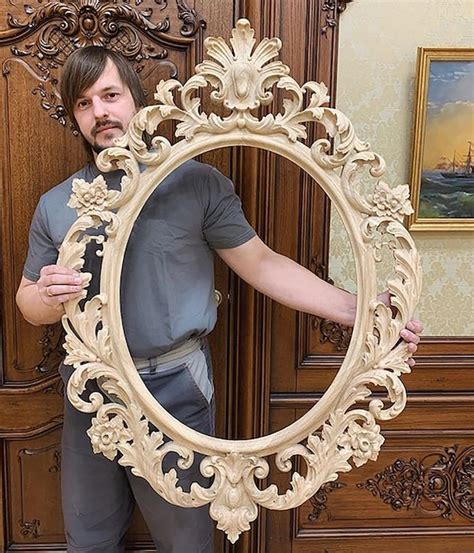 Fancy Oval Mirror