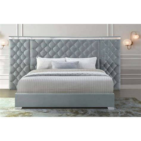 Mikel Bed Frame with Wide Headboard | Furniture Manila