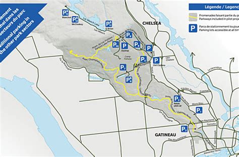 Gatineau Park parking lots - National Capital Commission