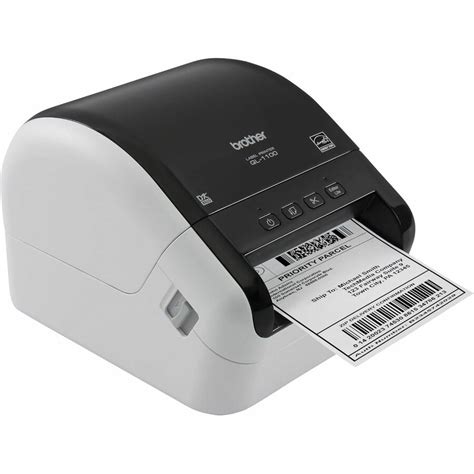 BRTQL1100 - Brother QL-1100 Desktop Direct Thermal Printer - Monochrome - Label Print - USB - 4 ...