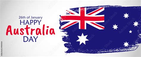 26 January Happy Australia Day. Illustration. Stock Illustration ...