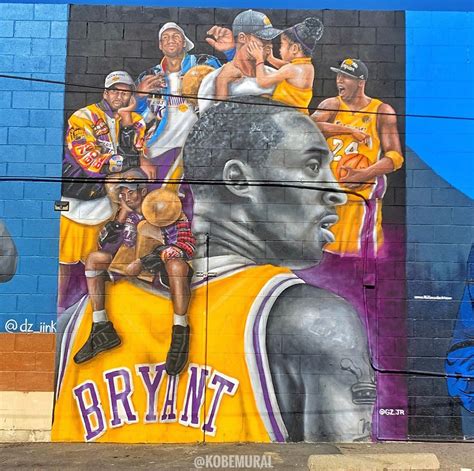 Kobe Bryant murals in San Fernando Valley, Los Angeles