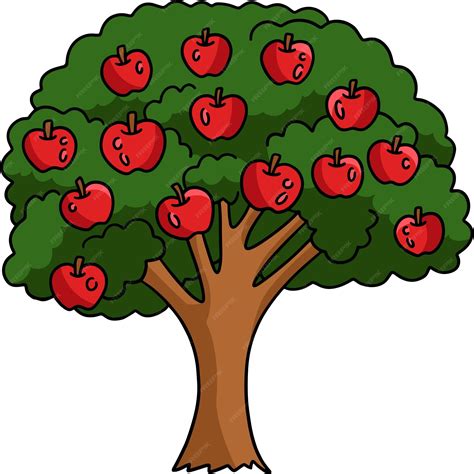 Clipart Of Apple Tree