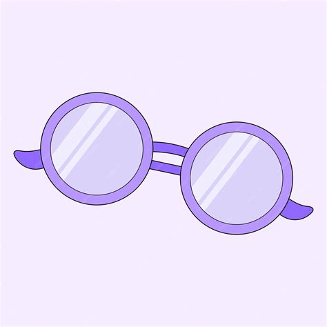 Premium Vector | Vector graphic illustration of purple glasses on a pink background