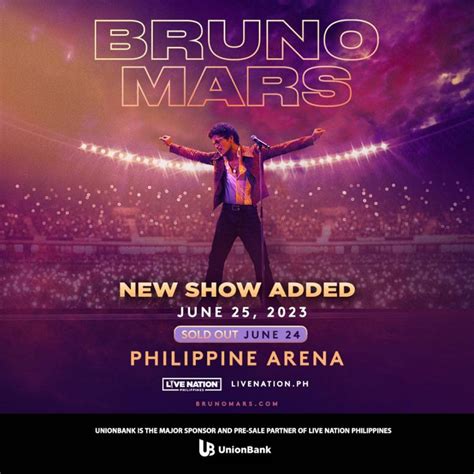 UnionBankers get first dibs on tickets for Bruno Mars day 2 concert | The Manila Times