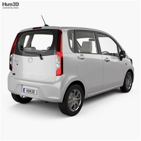 Daihatsu Move with HQ interior 2015 3D model - Vehicles on Hum3D