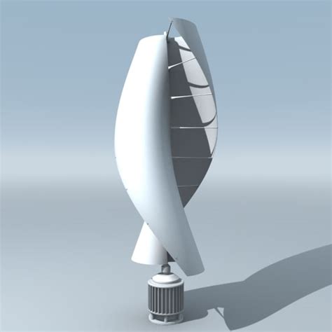 3ds max helical savonius wind turbine