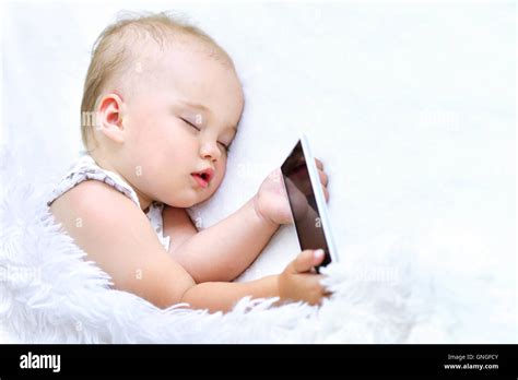 cute Sleeping baby girl Stock Photo - Alamy