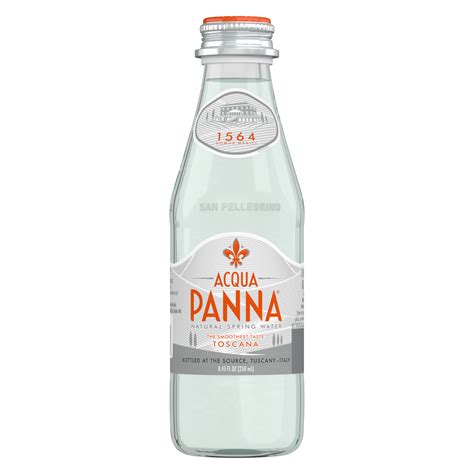 Acqua Panna Still Natural Mineral Water GLASS (Stelvin Cap) 250ml ...