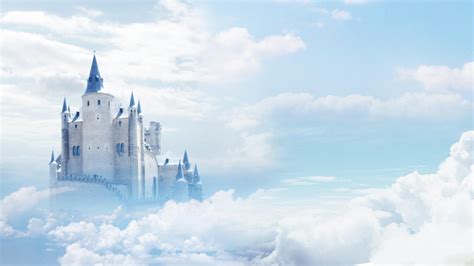 Castle in the sky background - rocstop